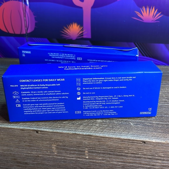 Waldo Hydra Boost Daily Lenses P-5. 75D B.C 8.5 DIA 14.2 exp date 02/2028. 60 L - Picture 10 of 11